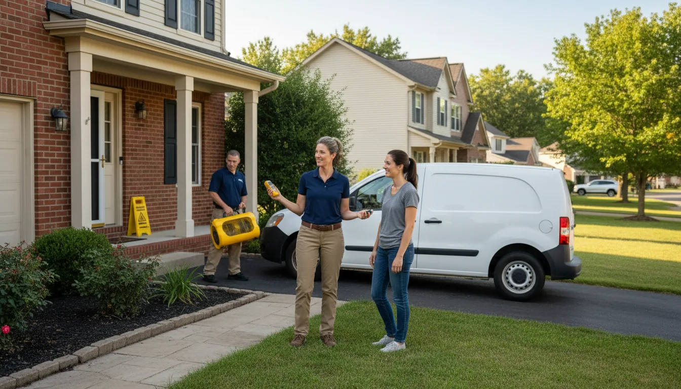 Water restoration image for Home Water Damage Repair in Lynchburg, MO